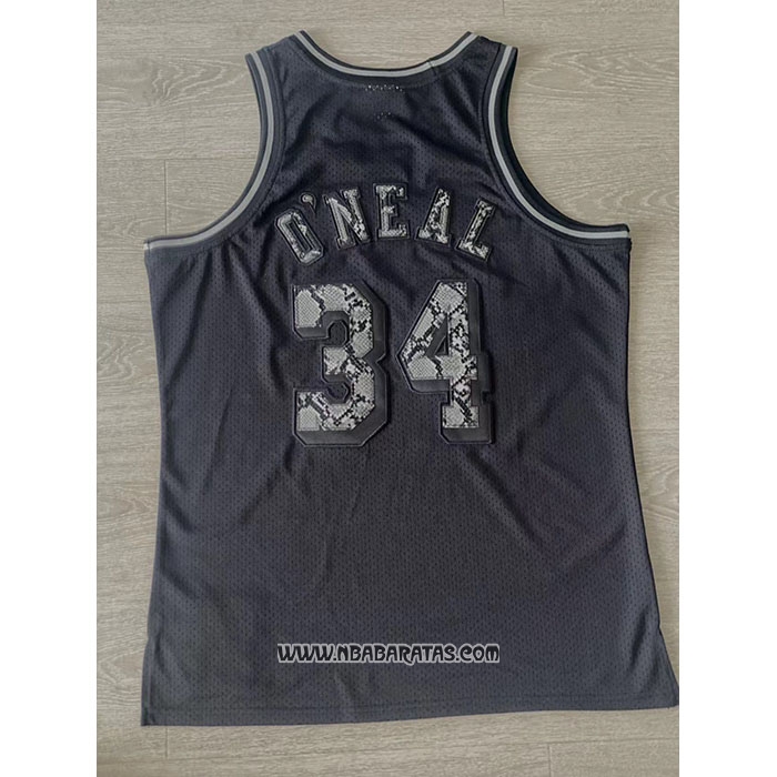 Camiseta Los Angeles Lakers Kobe Bryant #34 Swingman Mitchell & Ness 1996-97 Negro